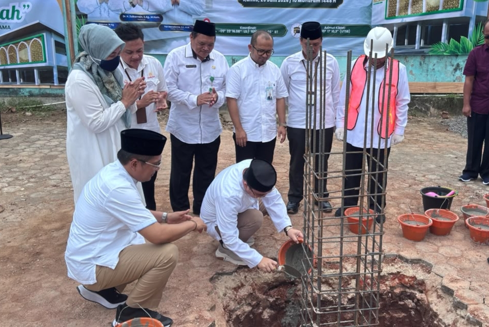 Groundbreaking Masjid Babul Jannah Dimulai, Kanwil Kemenag Lampung Target Rampung Akhir 2026